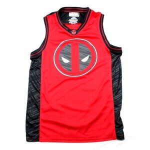 Marvel Deadpool Sleeveless Basketball Jersey Red/Black SM (34/36)